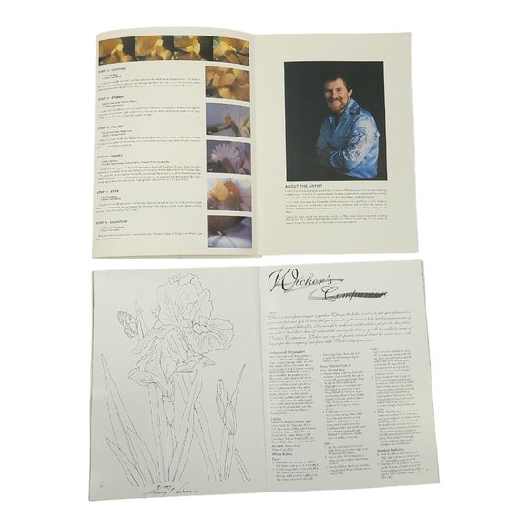 Crafting Books Lot Of 4 Painting Fabric Wood Canvas Tole Applique Embossing - Picture 8 of 11